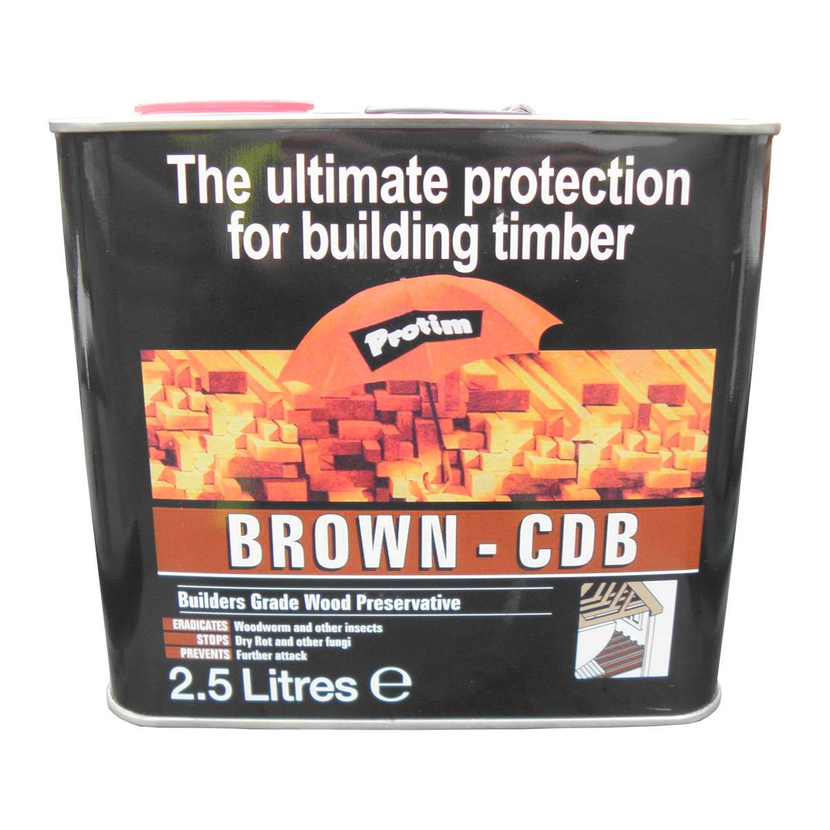 DIY Wood Preservative
 Brown Tinted Wood Preservative 2 5 Litre Clarkes