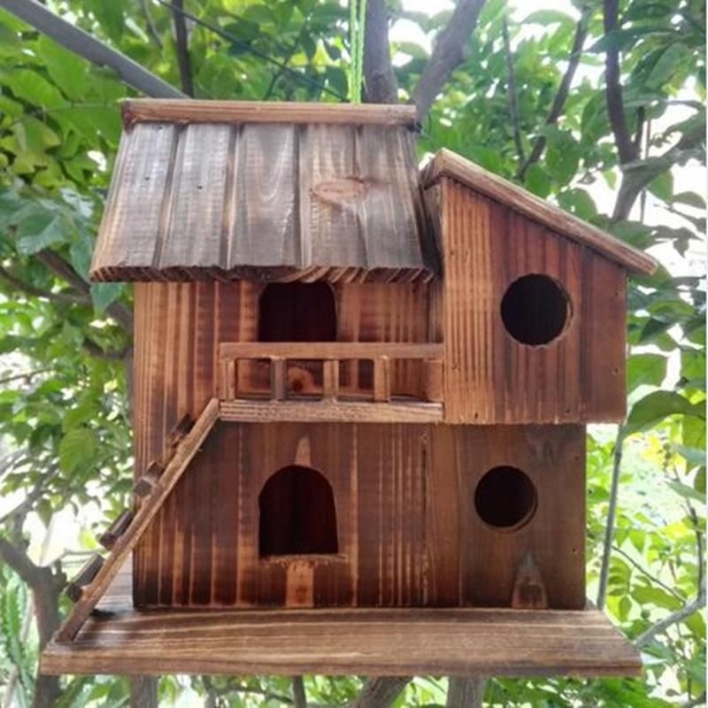 DIY Wood Preservative
 25 25 16 cm Wood preservative outdoor birds nest wood
