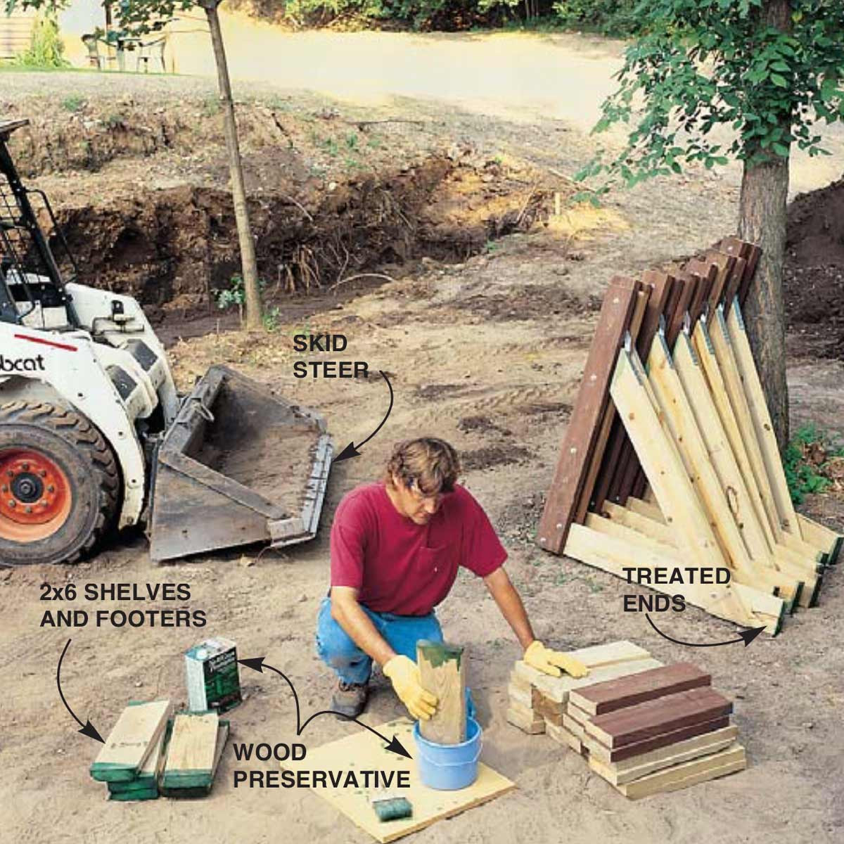 DIY Wood Preservative
 How to Build a Treated Wood Retaining Wall