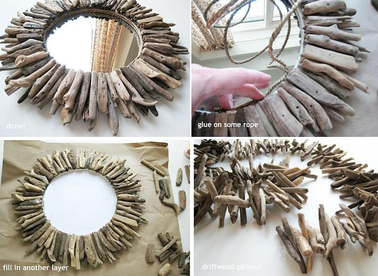 Driftwood Mirror DIY
 7 Decorating Ideas to Bring the Beach to Your Home