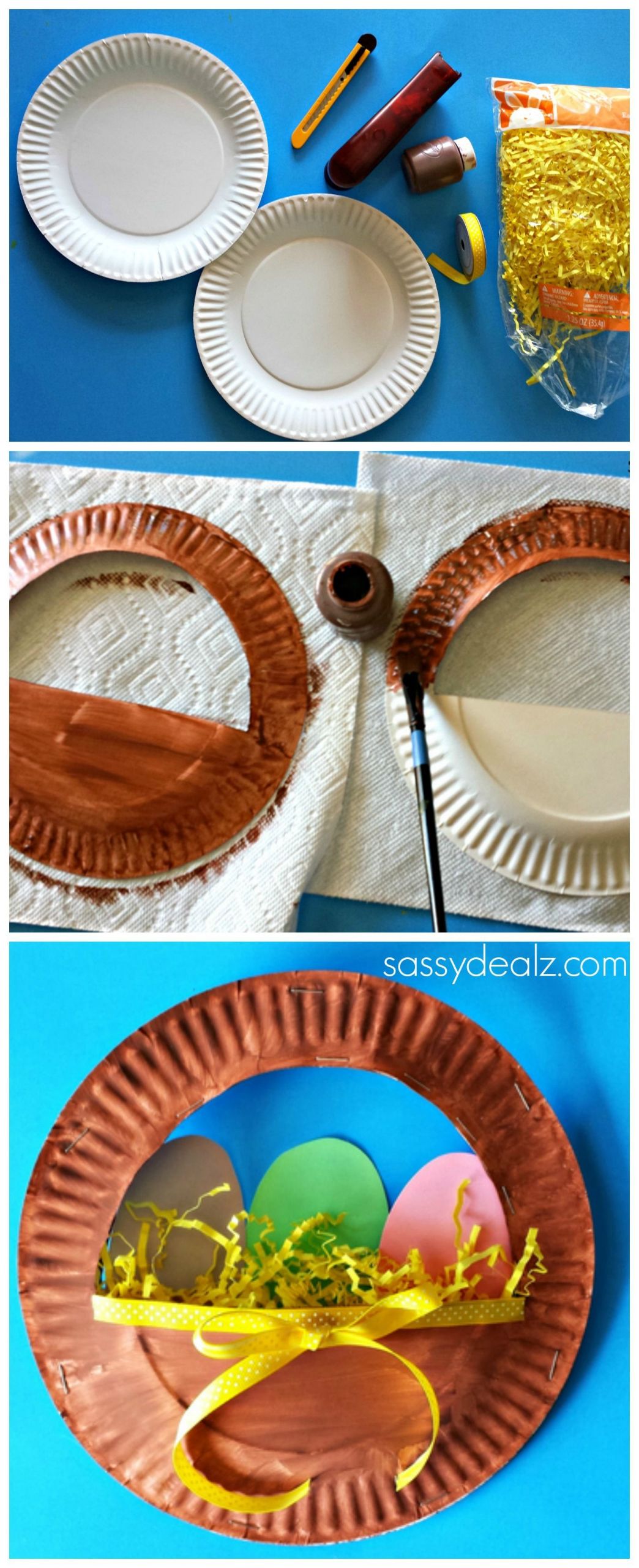 Easter Basket Craft Ideas For Preschoolers
 3D Paper Plate Easter Basket Craft for Kids
