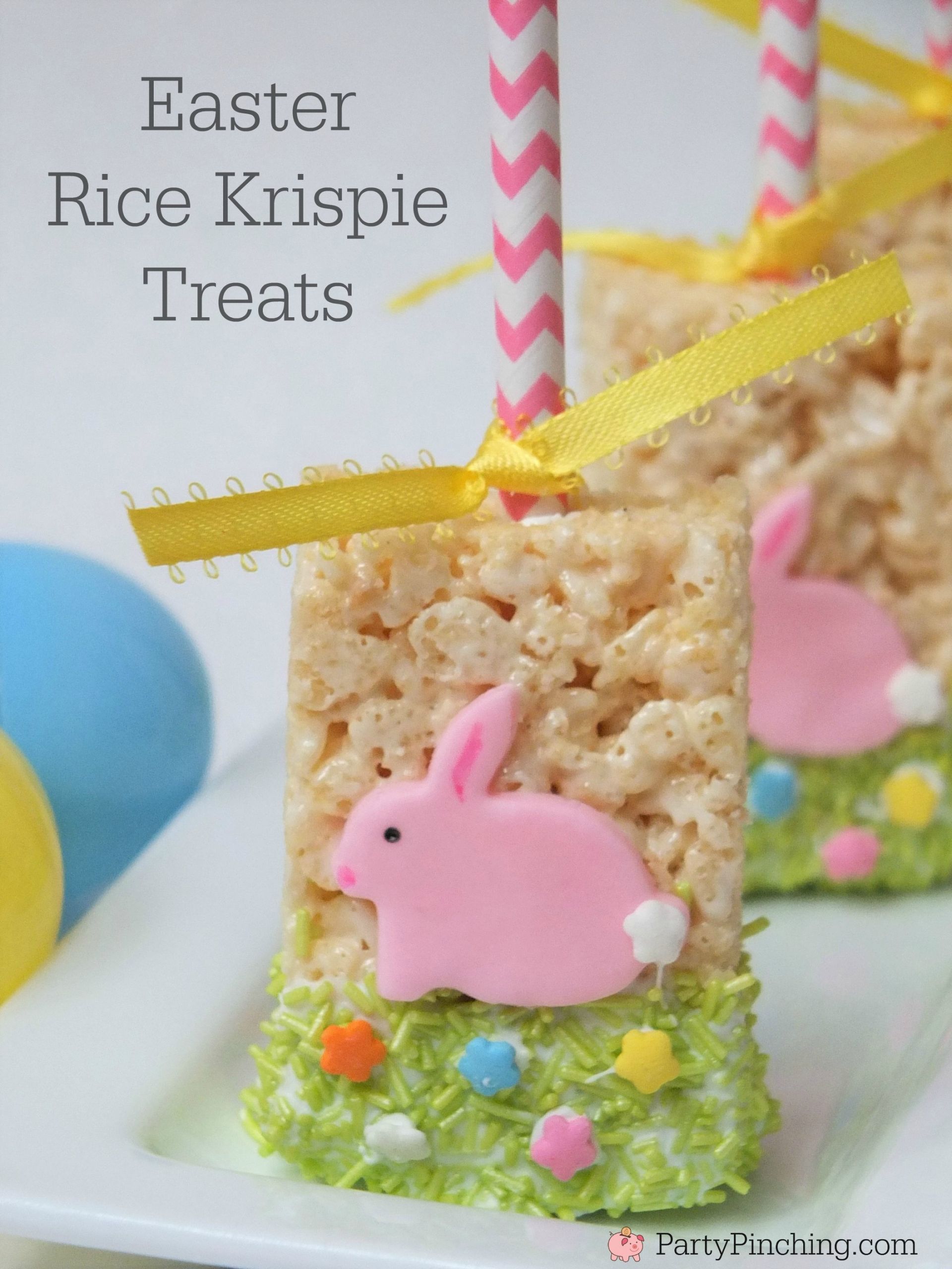 Easter Desserts For Kids
 Easy Easter Rice Krispie Treat Pops for kids fun dessert