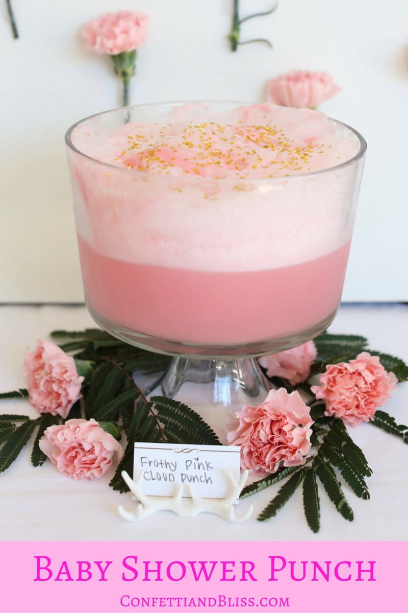 Easy Baby Shower Punch Recipes
 Pretty in Pink Fabulous Frothy Baby Shower Punch