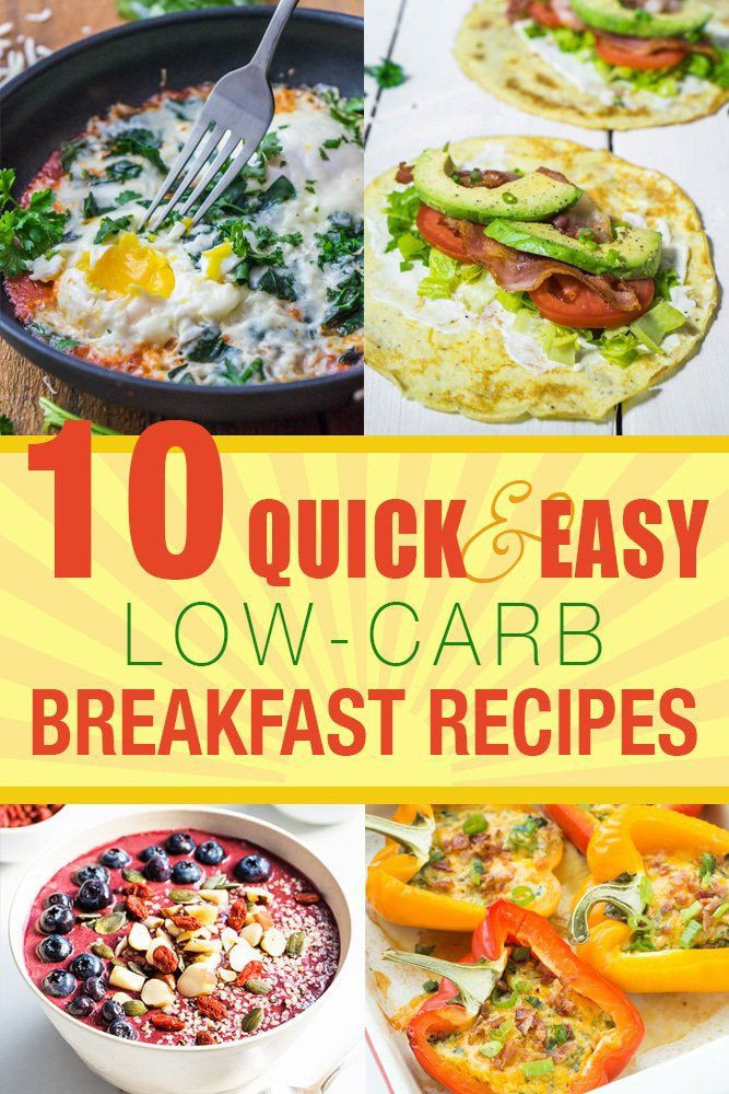 Easy Diabetic Recipes Low Carb
 10 Quick and Easy Low Carb Breakfast Recipes With images