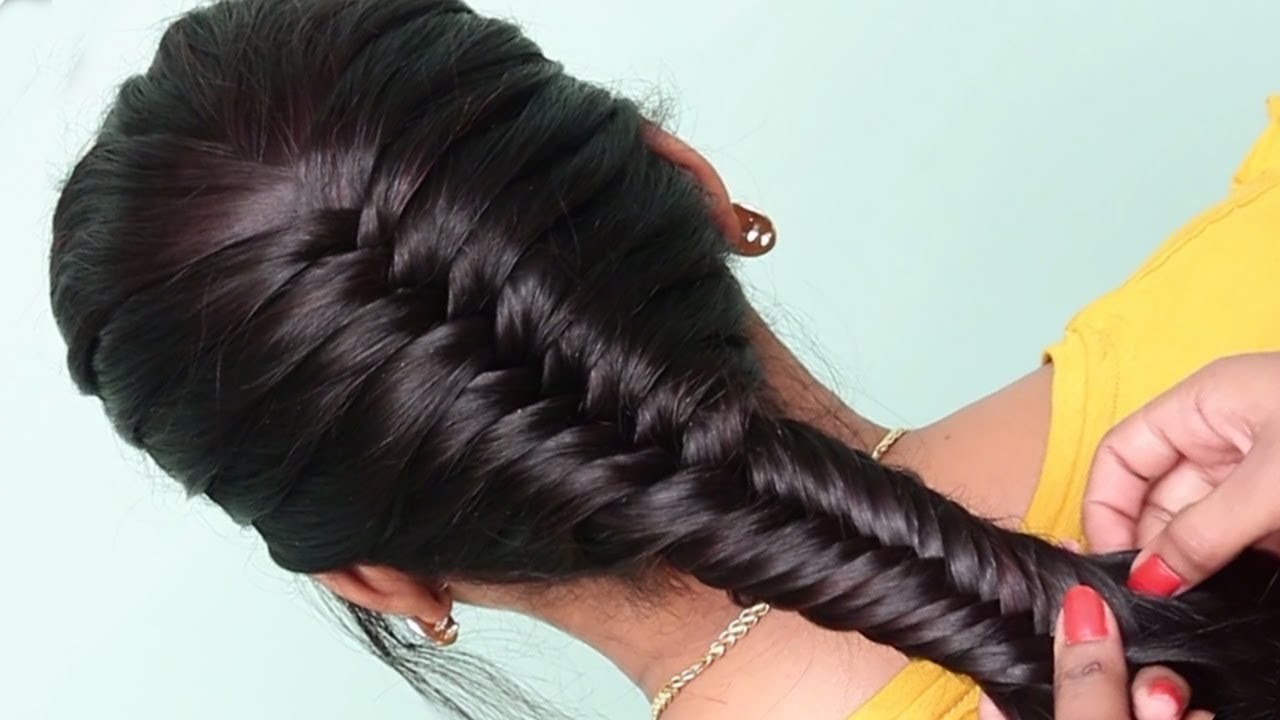 Easy Hairstyle Youtube
 Quick & Easy Hairstyles with FRENCH BRAID