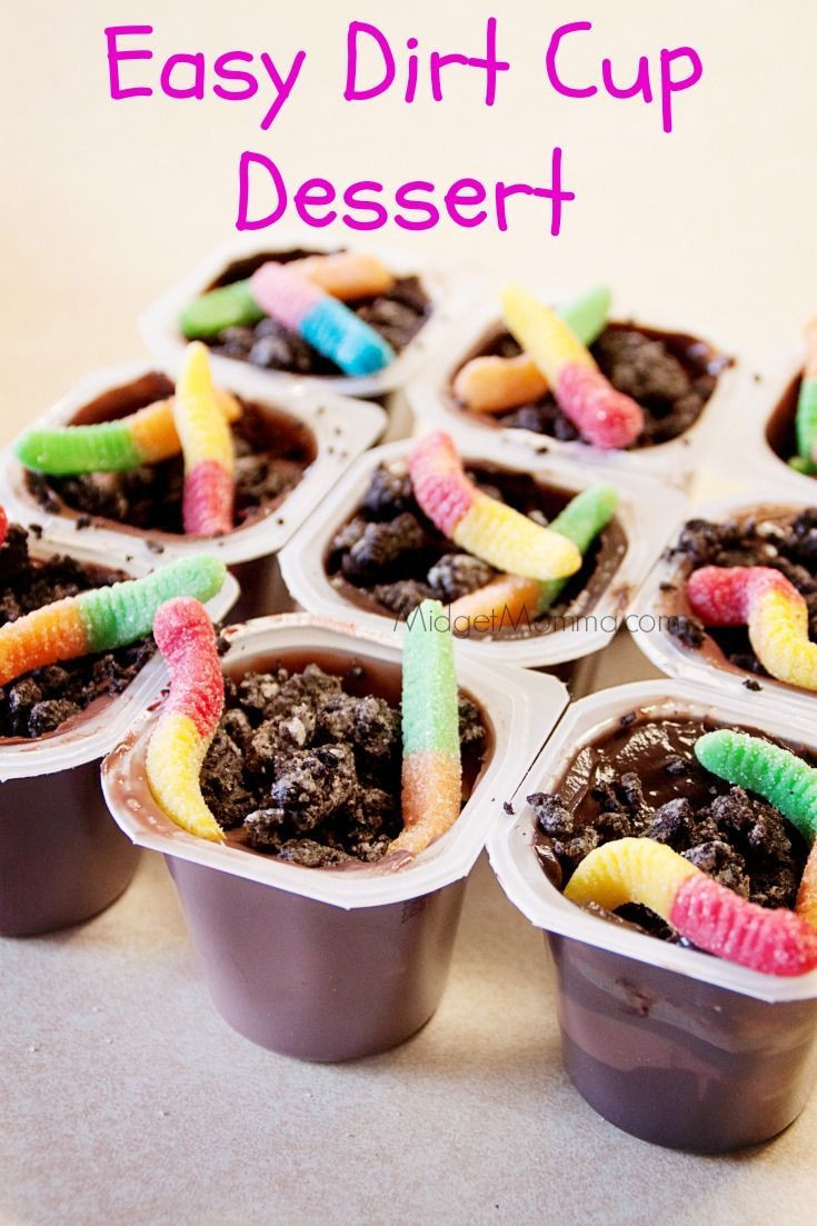 Easy To Make Desserts For Kids
 Easy Dirt Cup Desserts Recipe in 2020