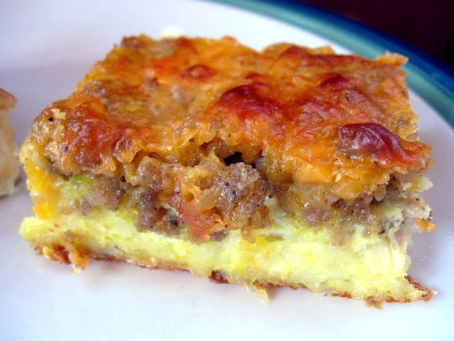 Egg And Bacon Casserole Without Bread
 Breakfast Casseroles Egg Sausage Casserole hashbrowns or