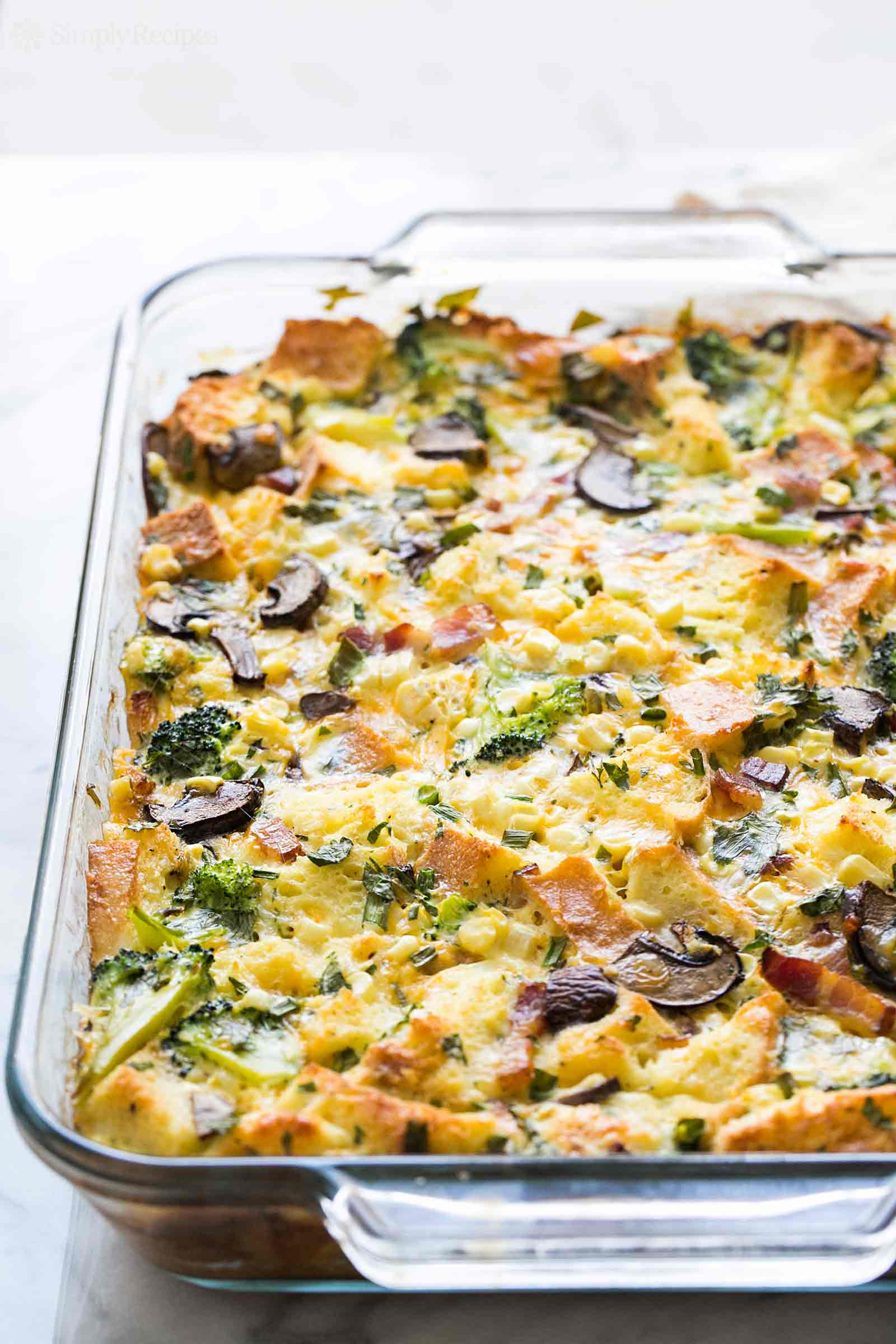 Egg And Bacon Casserole Without Bread
 egg bake with bread slices