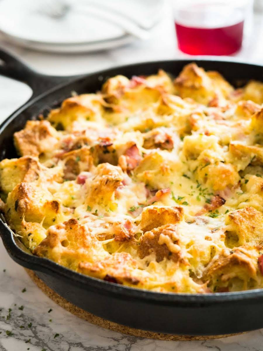 Egg And Bacon Casserole Without Bread
 10 Best Ham Breakfast Casserole without Bread Recipes