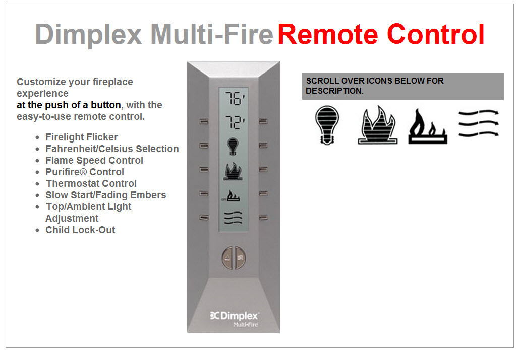Electric Fireplace Remote Control Replacement
 Electric Fireplace Remote Not Working Troubleshooting