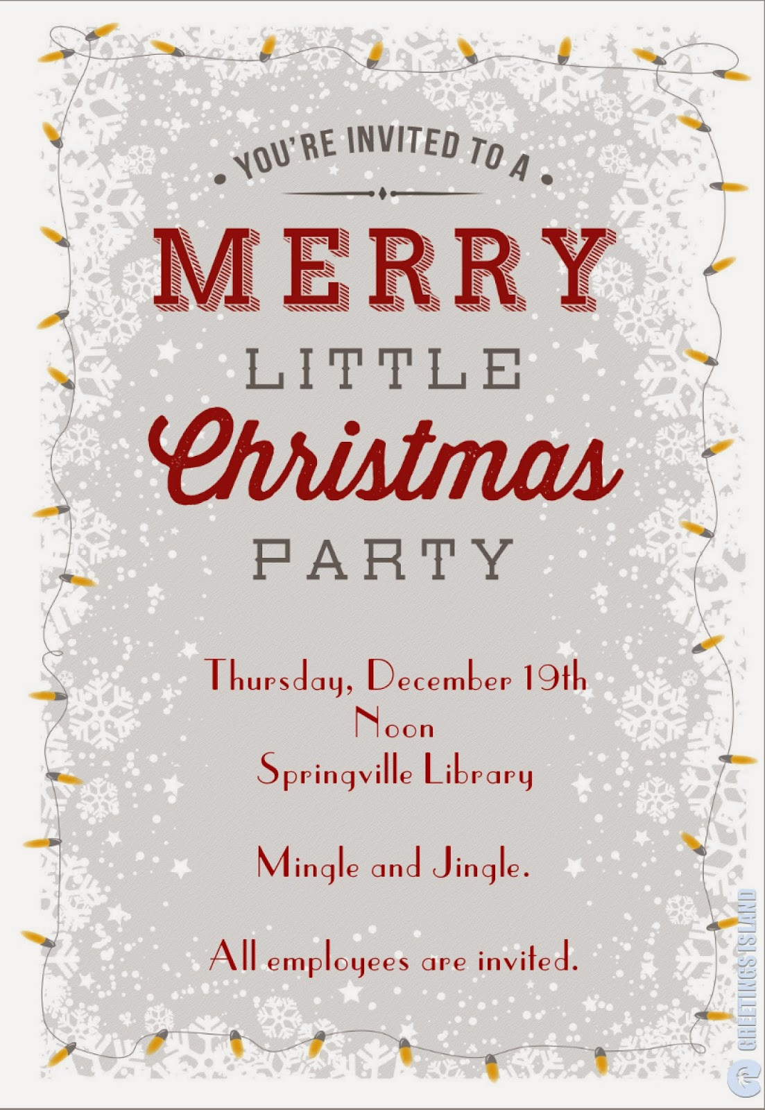 Employee Holiday Party Ideas
 Springville City Employee News Employee Christmas Party