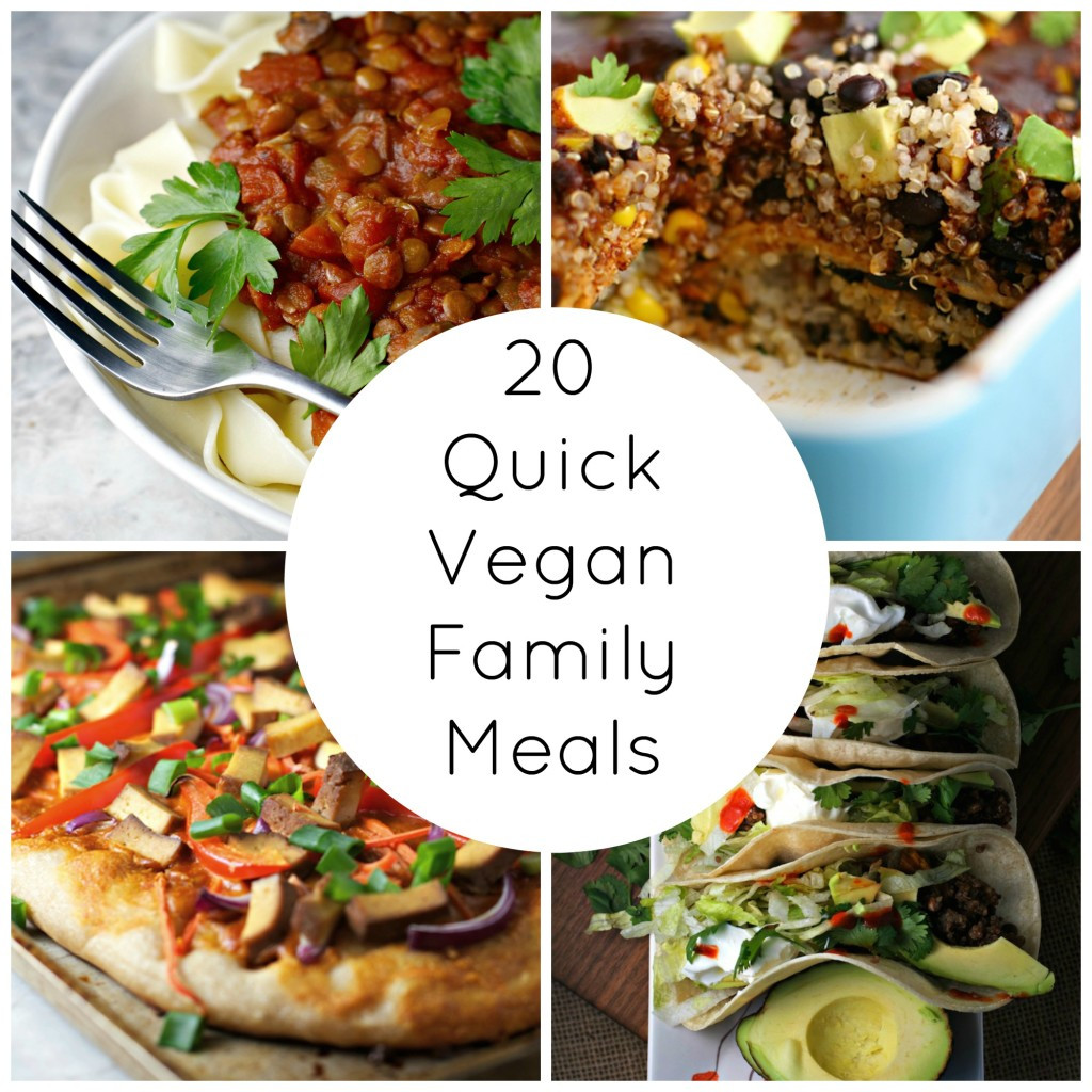 Family Vegetarian Recipes
 20 Quick Vegan Family Meals Begin Within Nutrition