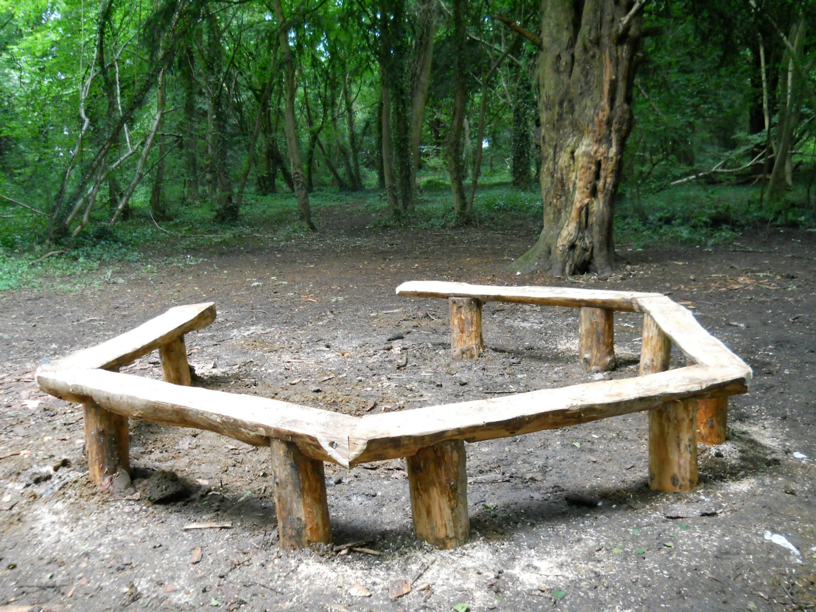Fire Pit Bench
 Benches at Stoke Park Lockleaze