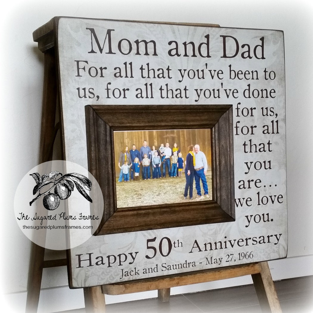 First Wedding Anniversary Gift Ideas From Parents
 50 Anniversary Gifts Parents Anniversary Gift For All That