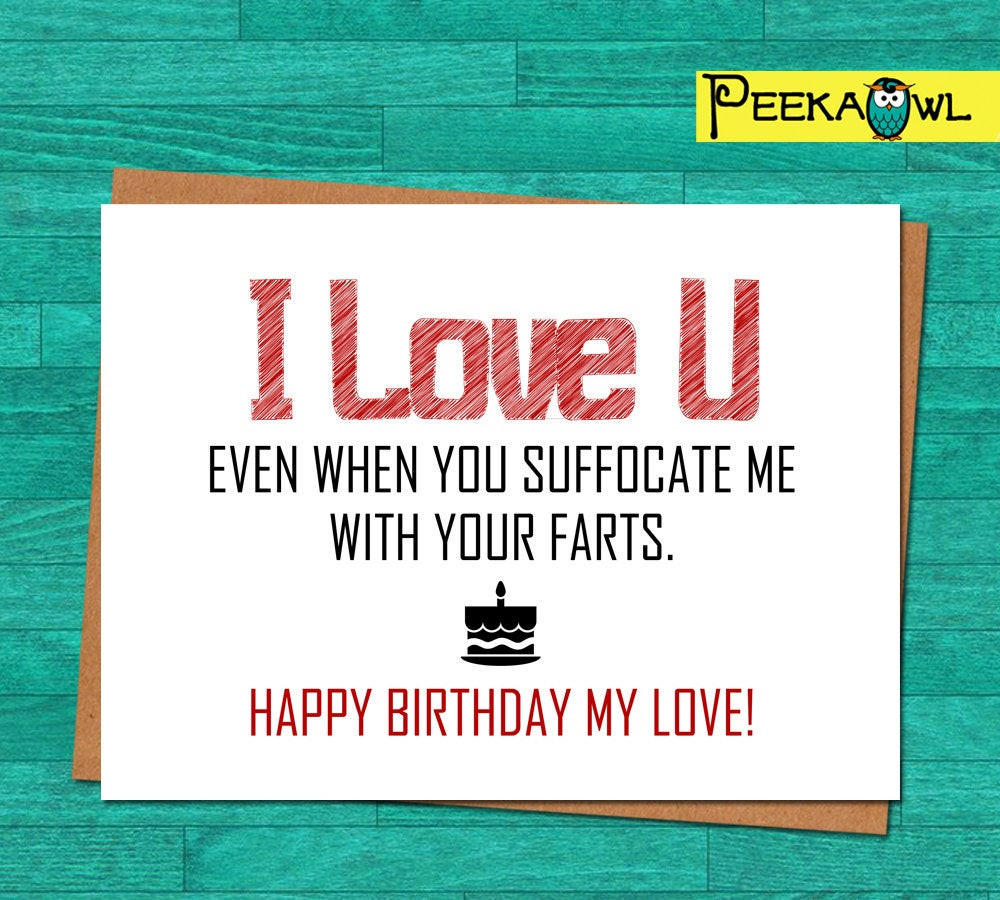 Funny Birthday Card For Boyfriend
 Instant Download Funny Birthday Card Boyfriend Husband
