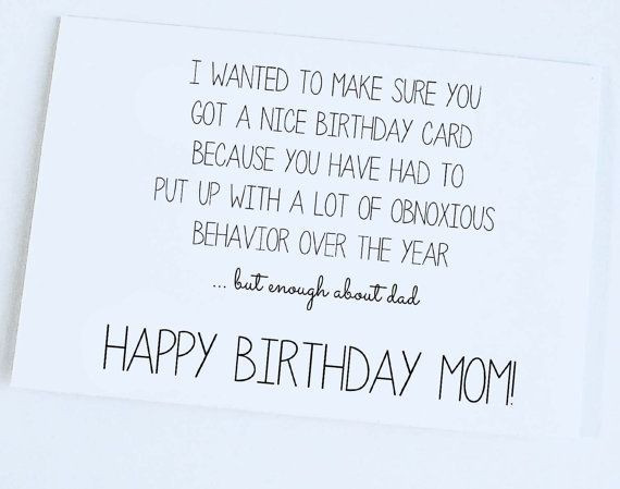 Funny Birthday Quotes Mom
 FUNNY QUOTES TO SAY TO YOUR MOM ON HER BIRTHDAY image