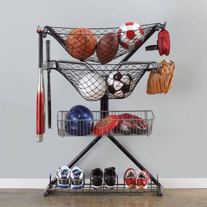 Garage Sports Organizer
 Sports Equipment Storage X Rack