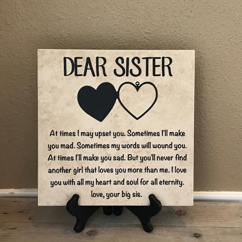 Gift Ideas For Sister Christmas
 Gift for Sister Birthday Gift for Sister Christmas Gift