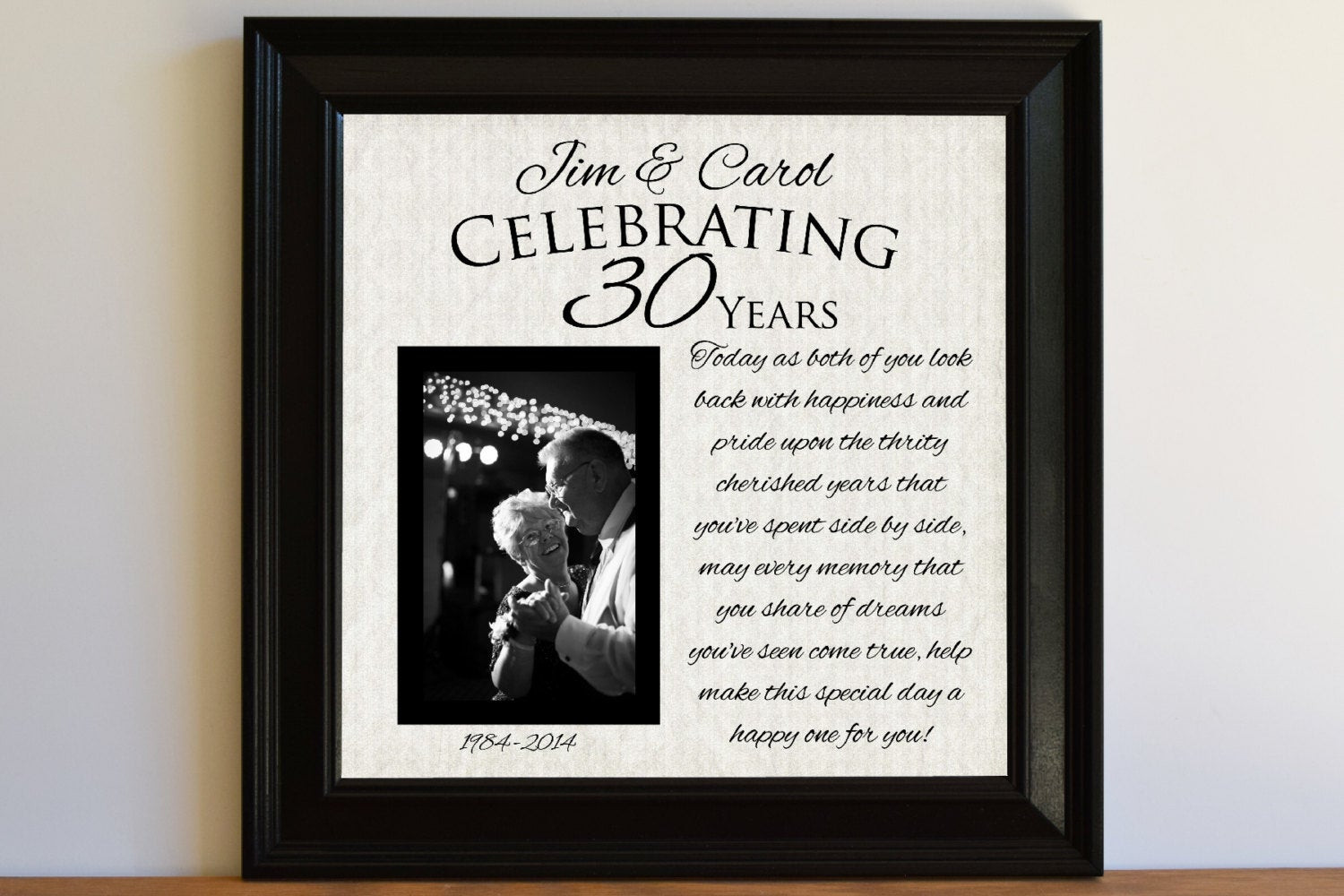 Gifts For 30th Wedding Anniversary
 Wedding Anniversary Gift 30th Wedding Anniversary Gift