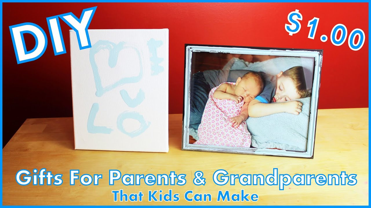 Gifts Kids Can Make For Parents
 DIY Gifts For Parents & Grandparents That Kids Can Make