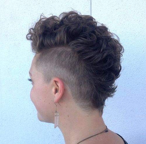 Girl Mohawk Hairstyles
 25 Exquisite Curly Mohawk Hairstyles For Girls & Women