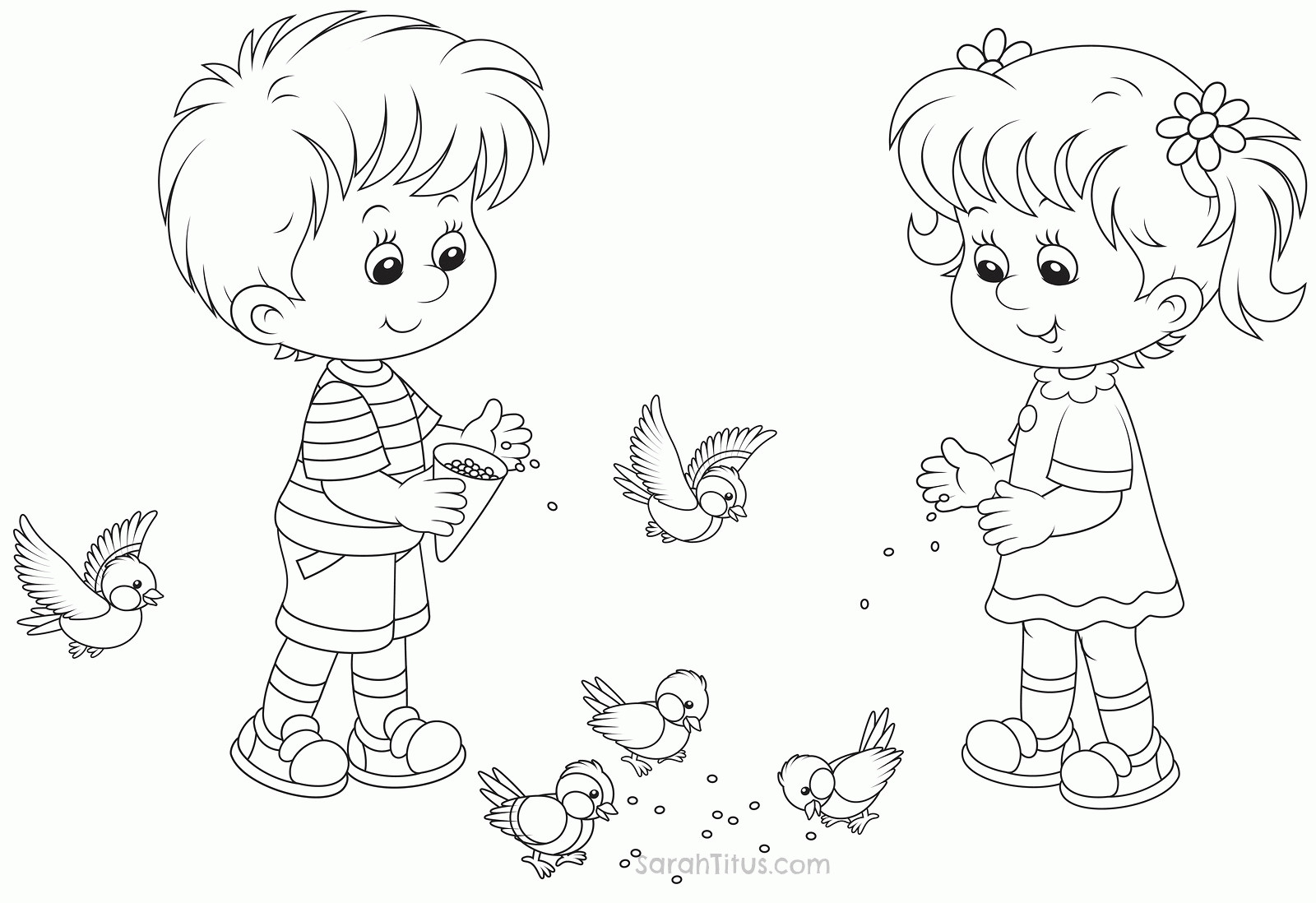 Girls And Boys Coloring Pages
 Girl And Boy Coloring Page Coloring Home