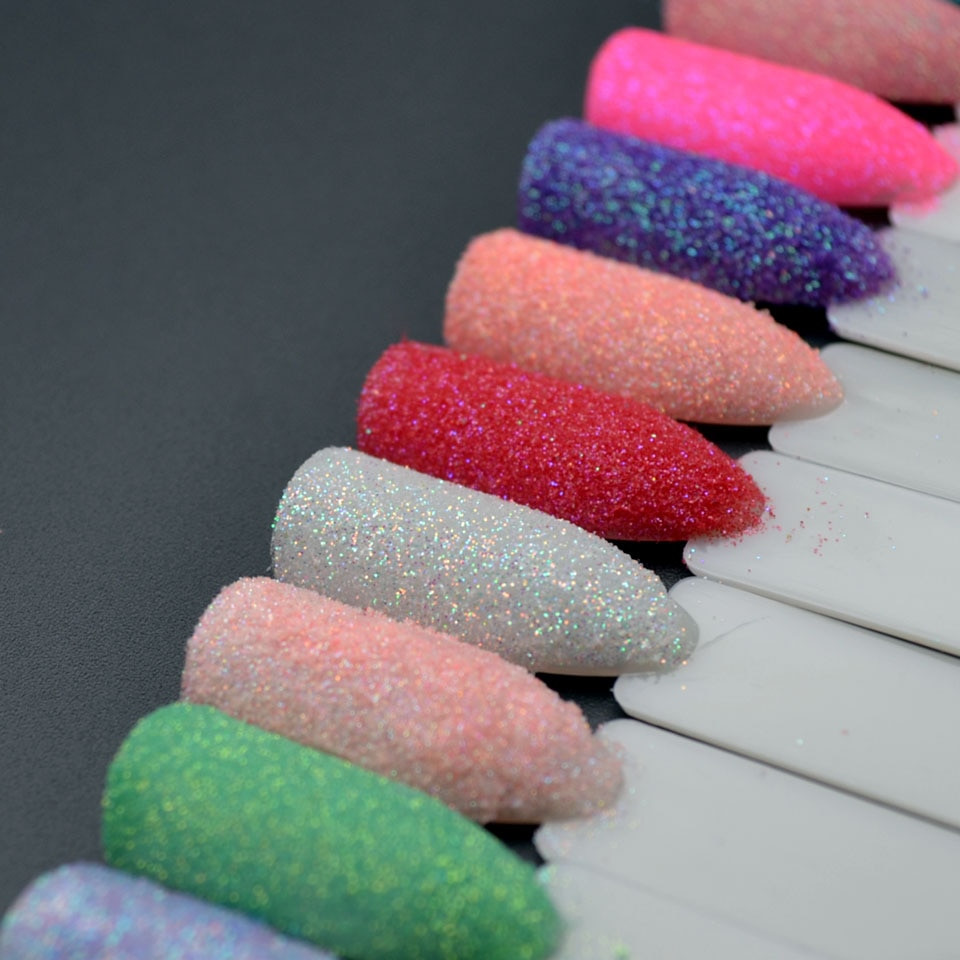 Glitter Dust For Nails
 10 Colors Shine Sugar for Nails Rubbing Sugar Powder for