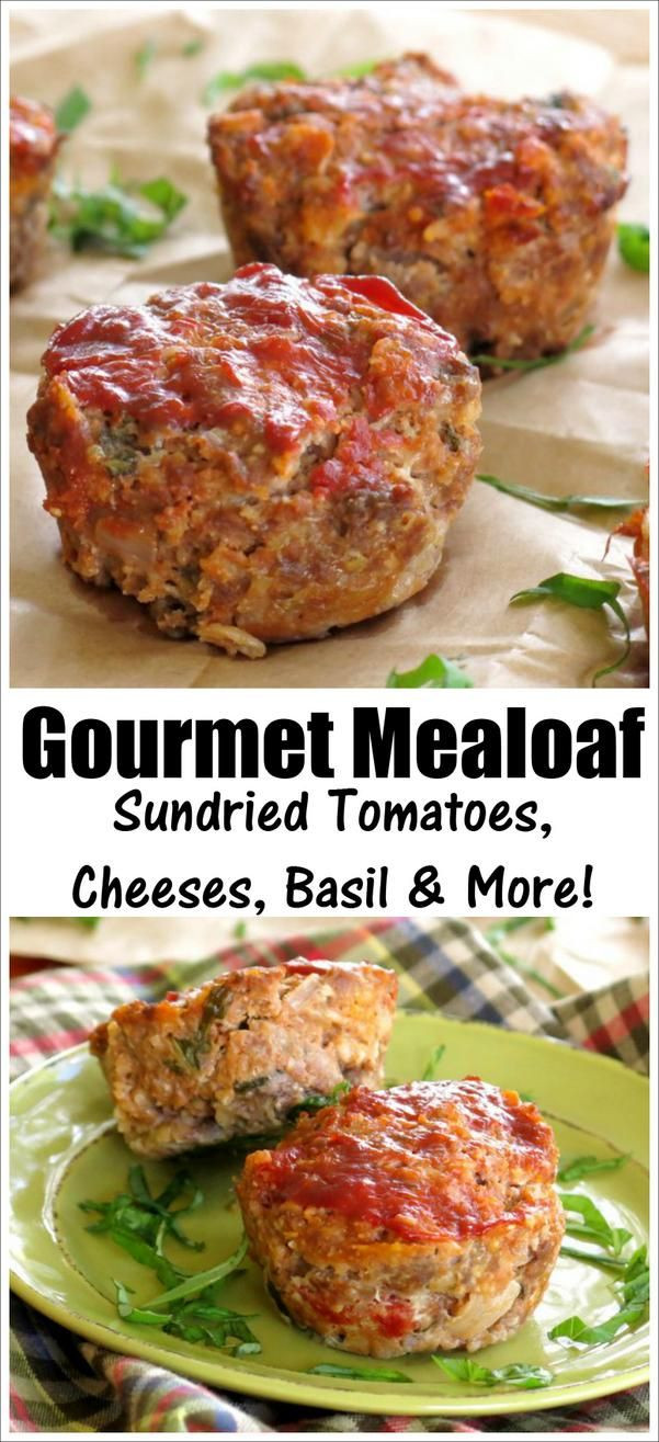Gourmet Ground Beef Recipes
 Gourmet Meatloaf with Mozzarella and Sundried Tomatoes