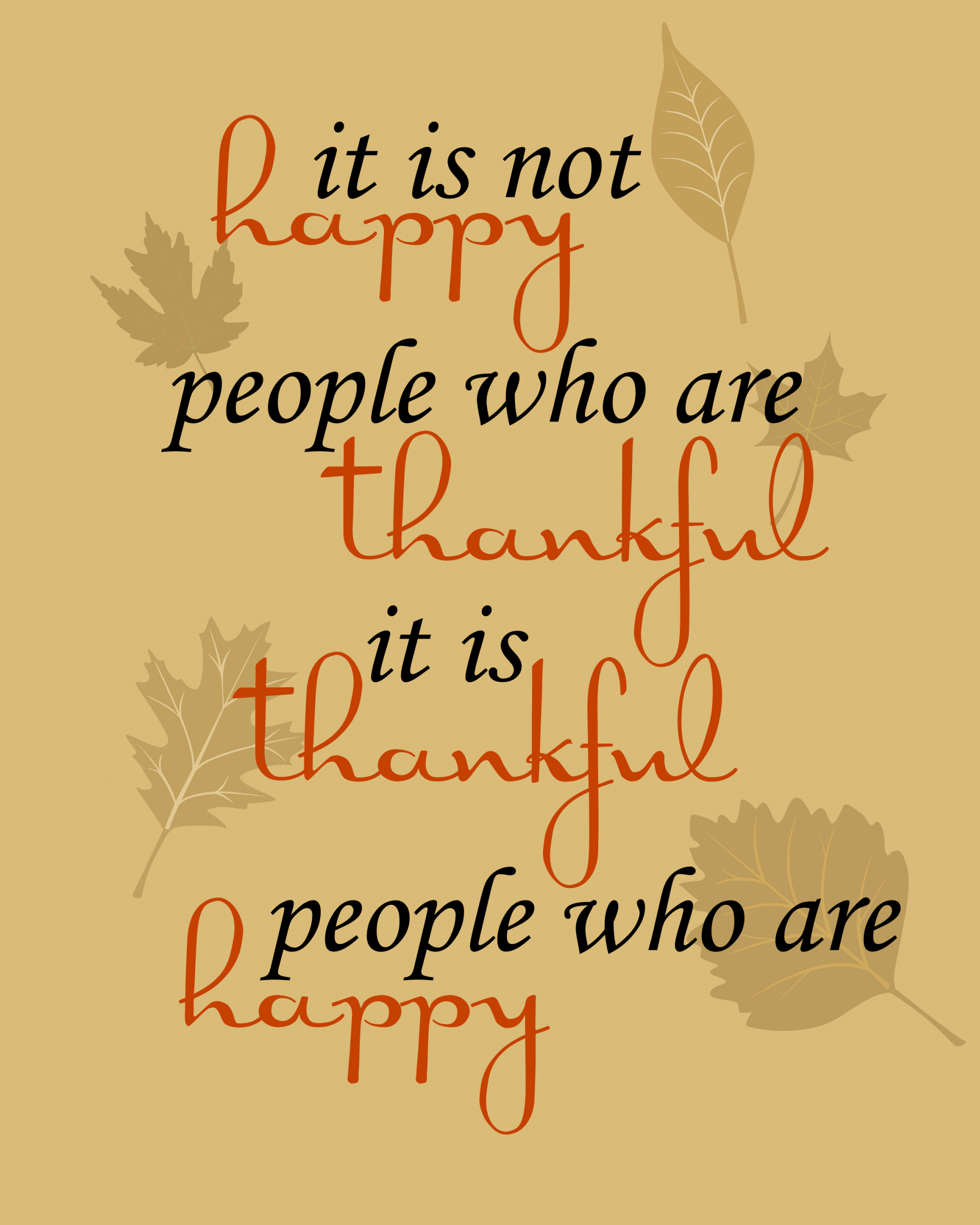 Grateful Thanksgiving Quotes
 Free Thankful Printable