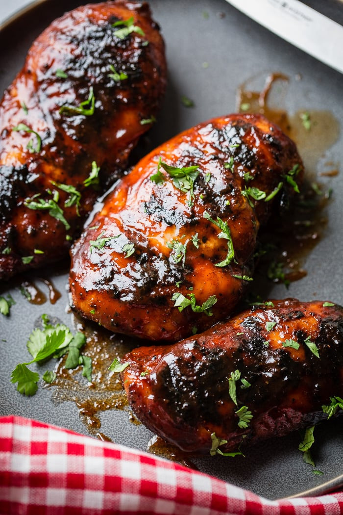 Grilled Bbq Chicken Recipe
 Favorite BBQ Chicken on the Grill Recipe Oh Sweet Basil