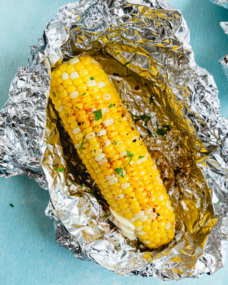 Grilled Corn In Foil
 Grilled Corn in Foil – A Couple Cooks