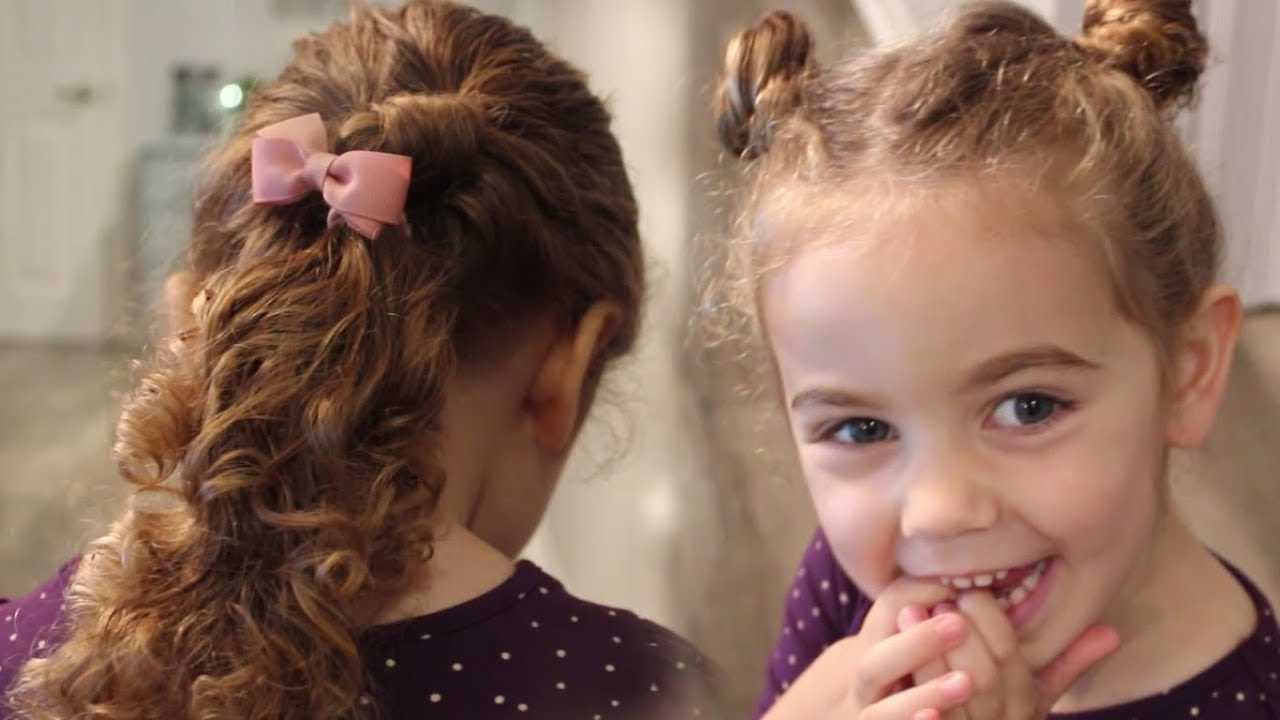 Hairstyle For Little Girl With Curly Hair
 Easy Hairstyles for little Girls with curly hair