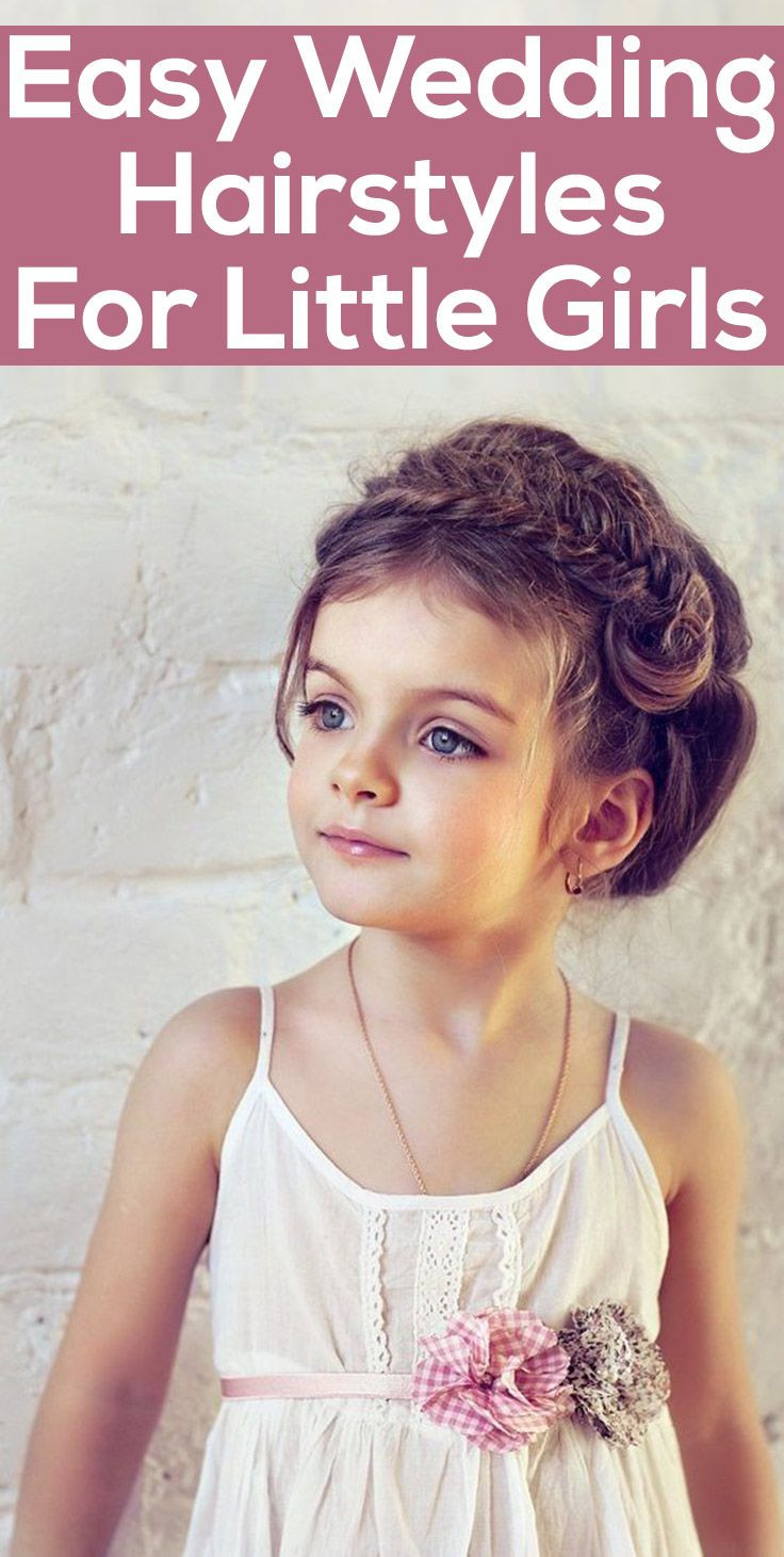 Hairstyles For Little Girls For Weddings
 14 Cute and Lovely Hairstyles for Little Girls Pretty