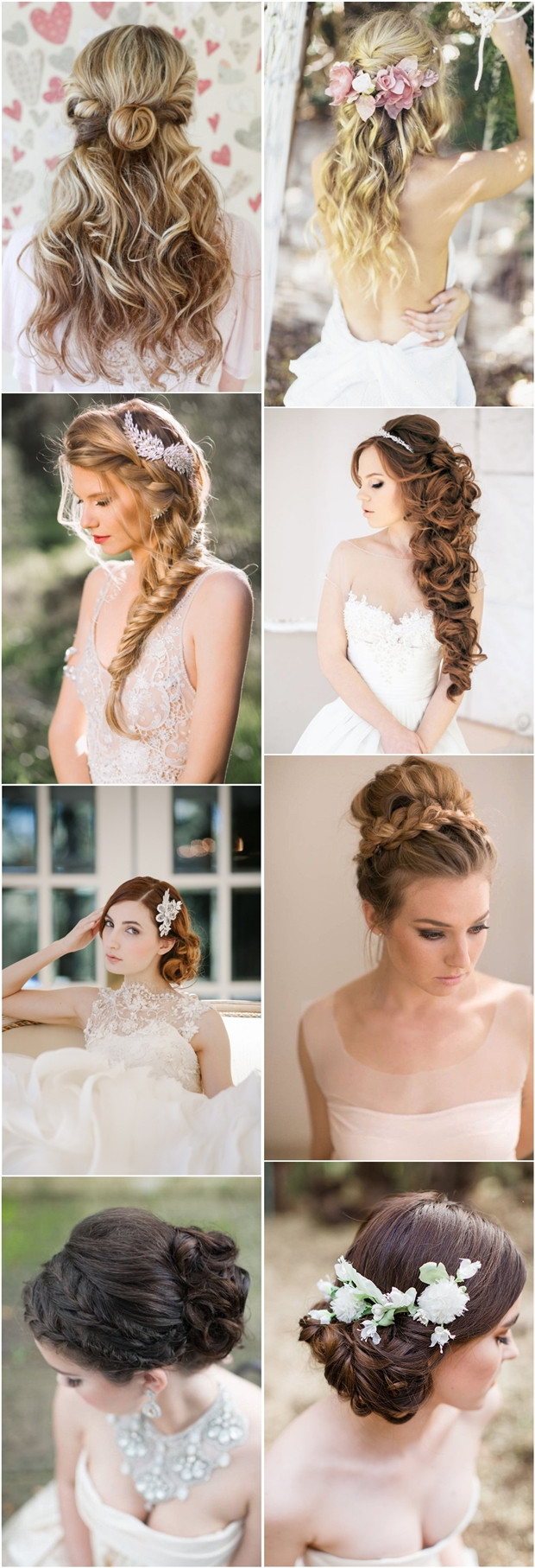 Half Up Half Down Braided Wedding Hairstyles
 20 Fabulous Wedding Hairstyles for Every Bride