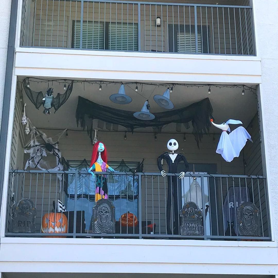 Halloween Balcony Decorating Ideas
 My Halloween patio decor for 2018 halloween patiodecor