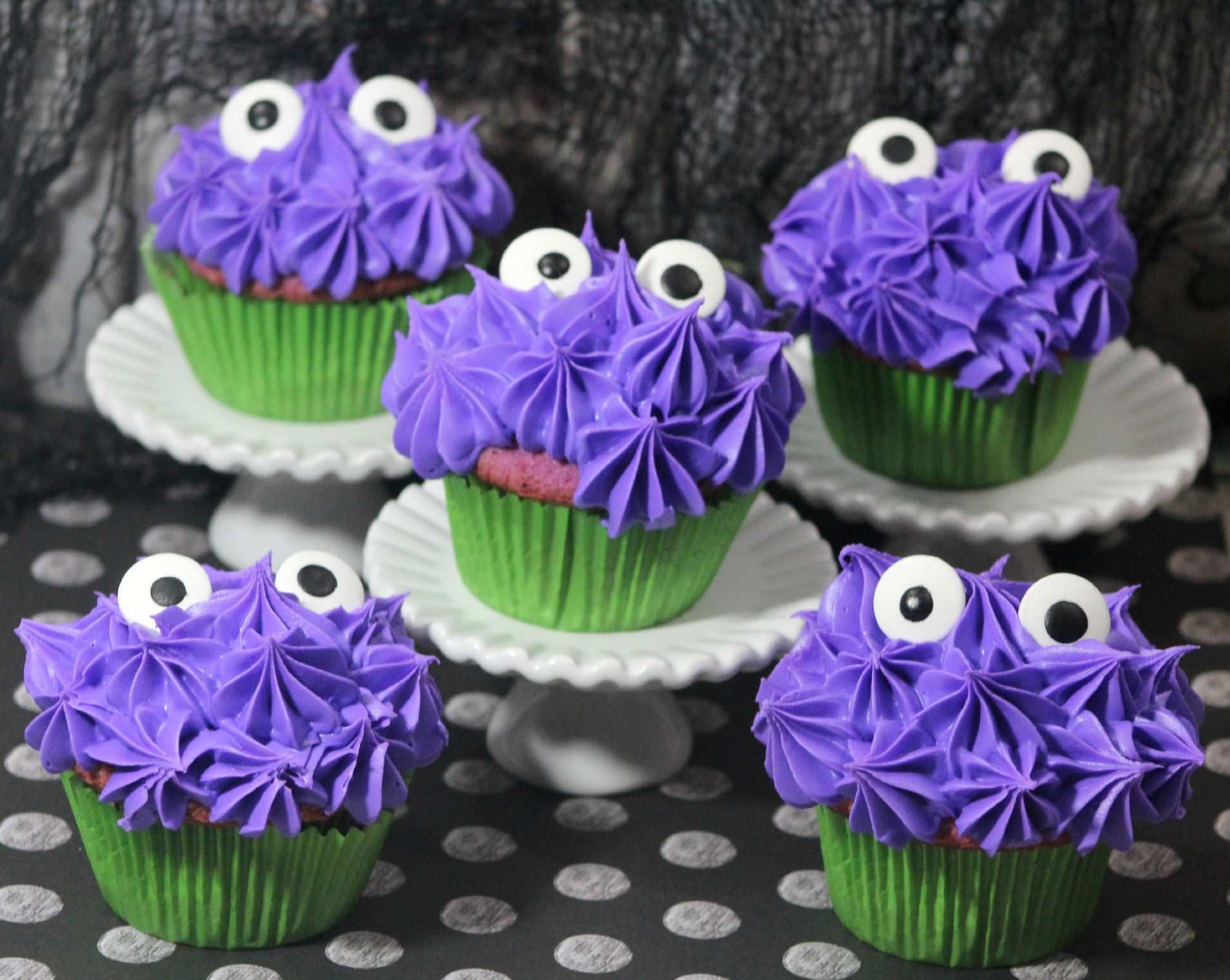 Halloween Monster Cupcakes
 Halloween Purple Monster Cupcake Recipe Canadian