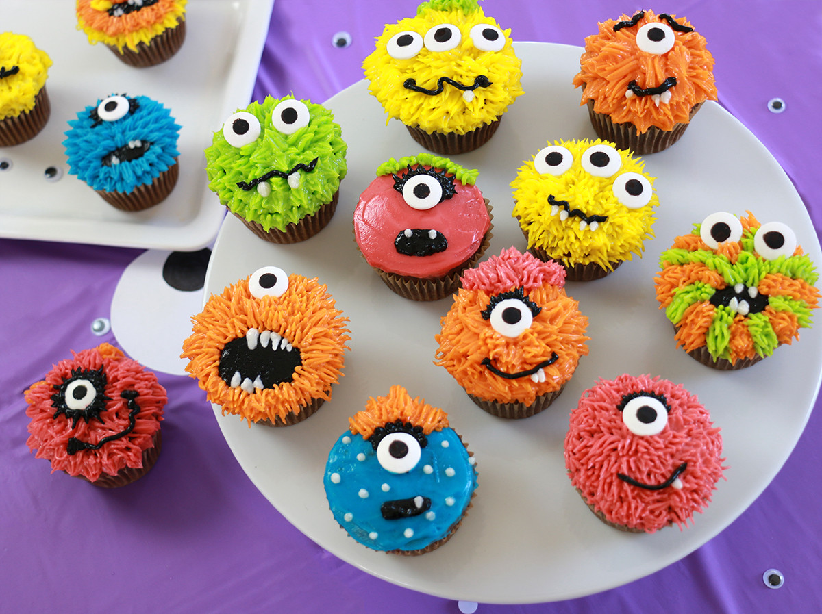 Halloween Monster Cupcakes
 How to Throw a Monstrous Halloween Party