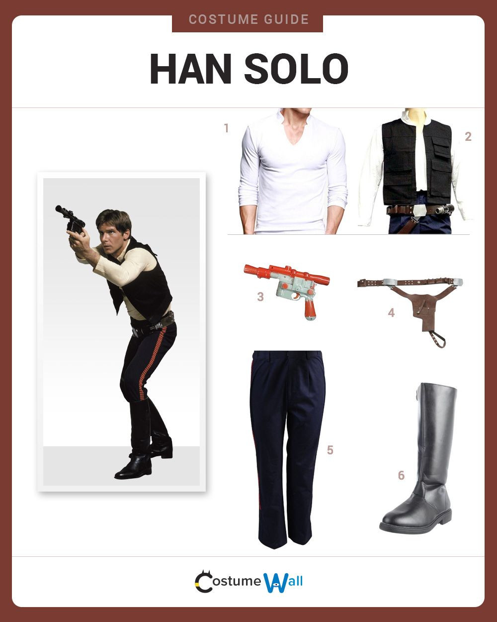 Han Solo Costume DIY
 Dress Like Han Solo