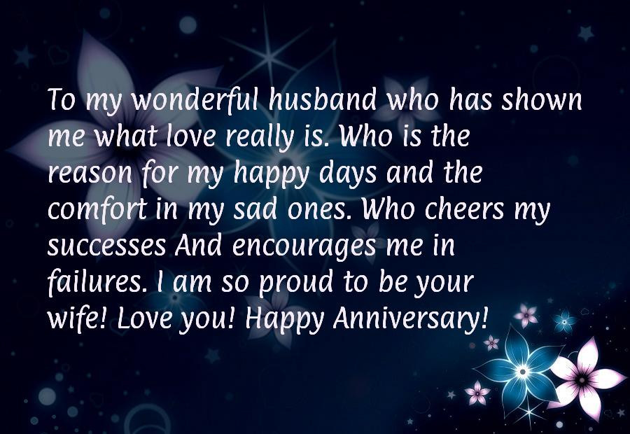 Happy Anniversary Quotes For Him
 Happy Anniversary Message for Husband
