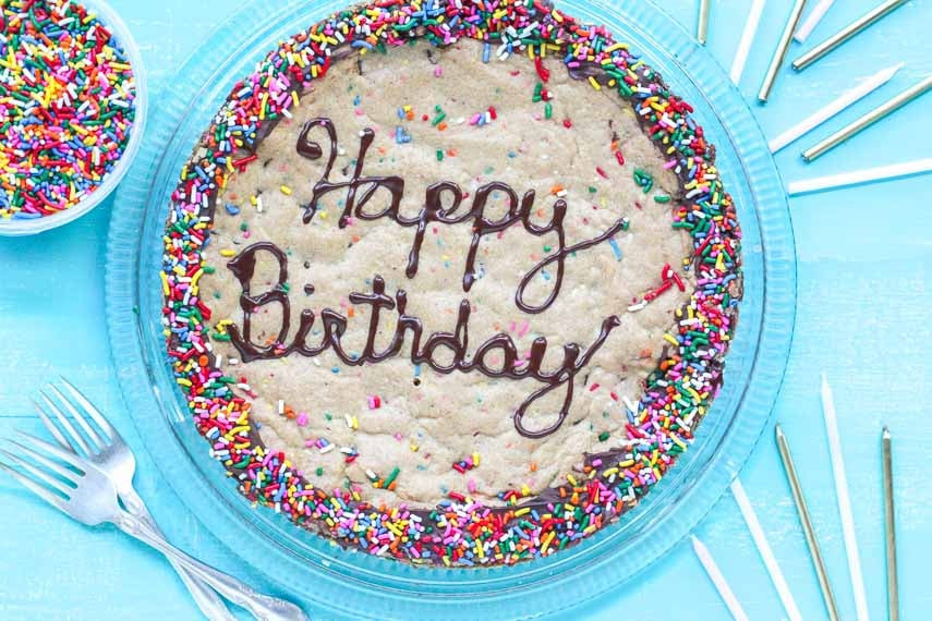 Happy Birthday Cookie Cake
 Happy Birthday Cookie FODMAP Everyday
