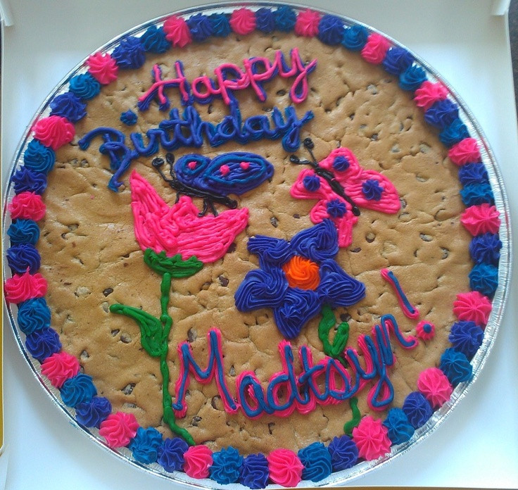 Happy Birthday Cookie Cake
 1000 images about cookie ideas on Pinterest