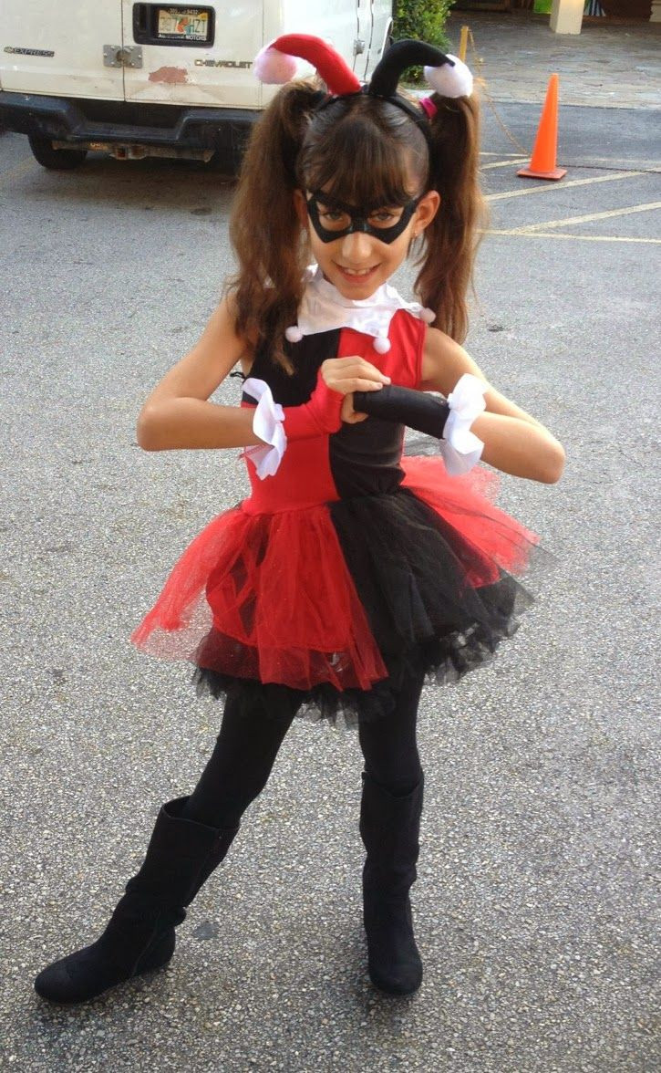 Harley Quinn Kids Costume DIY
 kids harley quinn costume HALLOWEEN