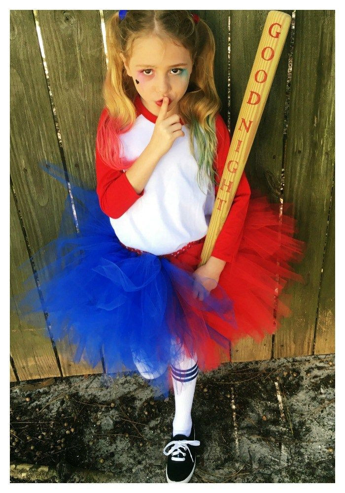 Harley Quinn Kids Costume DIY
 Pin on halloween