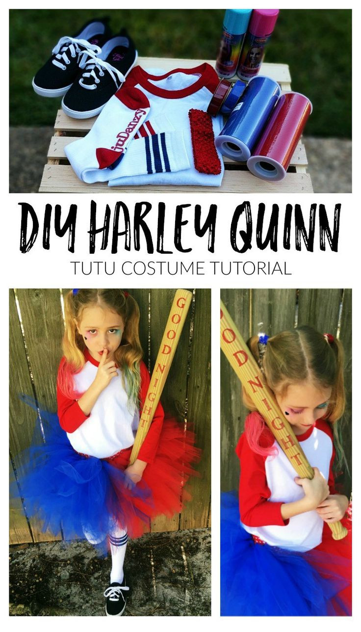 Harley Quinn Kids Costume DIY
 629 best Harley Quinn images on Pinterest