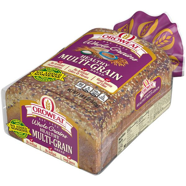 Healthiest Whole Grain Bread
 Oroweat Whole Grains Healthy Multigrain Bread 24 Oz