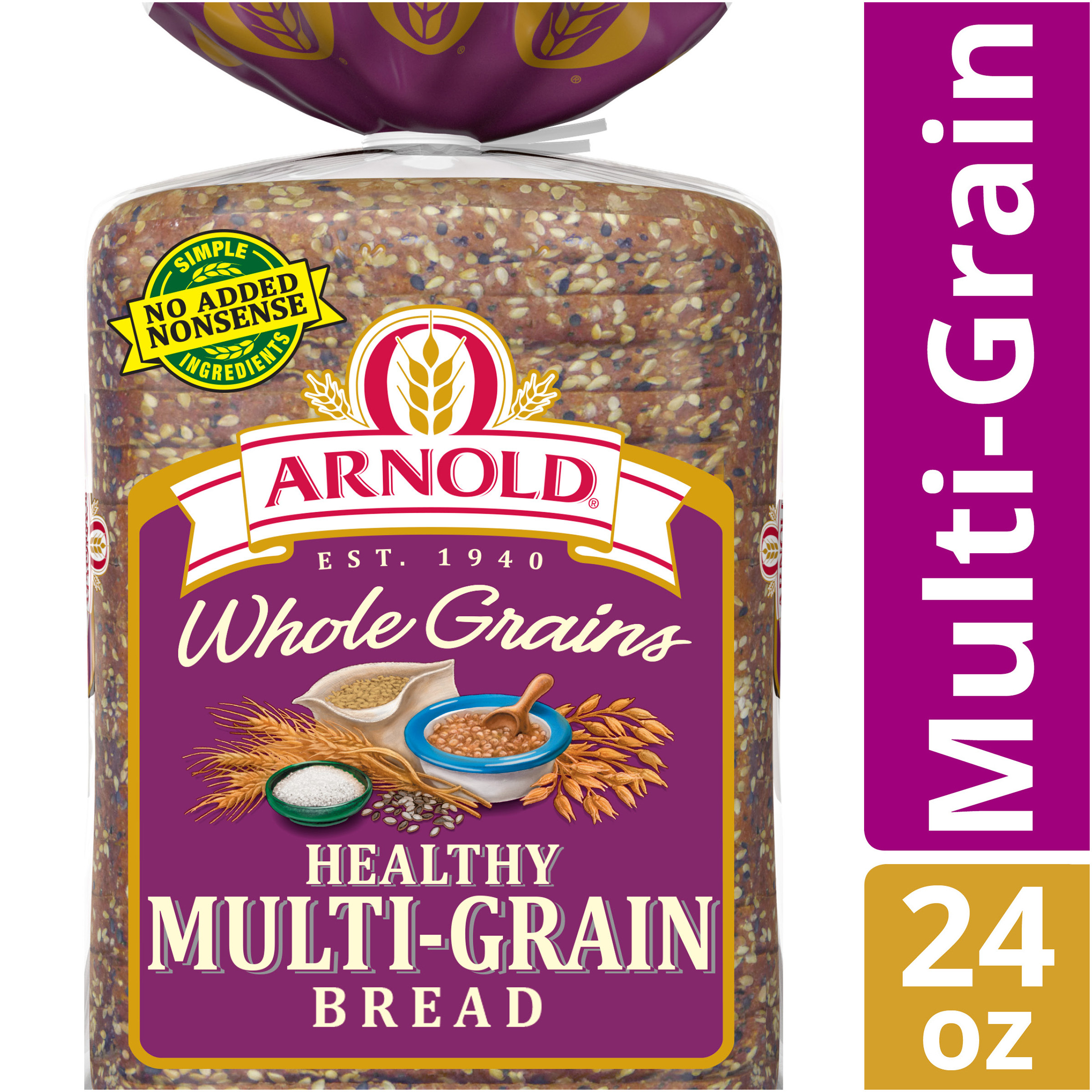 Healthiest Whole Grain Bread
 Arnold Whole Grains Healthy Multi Grain Bread Baked with