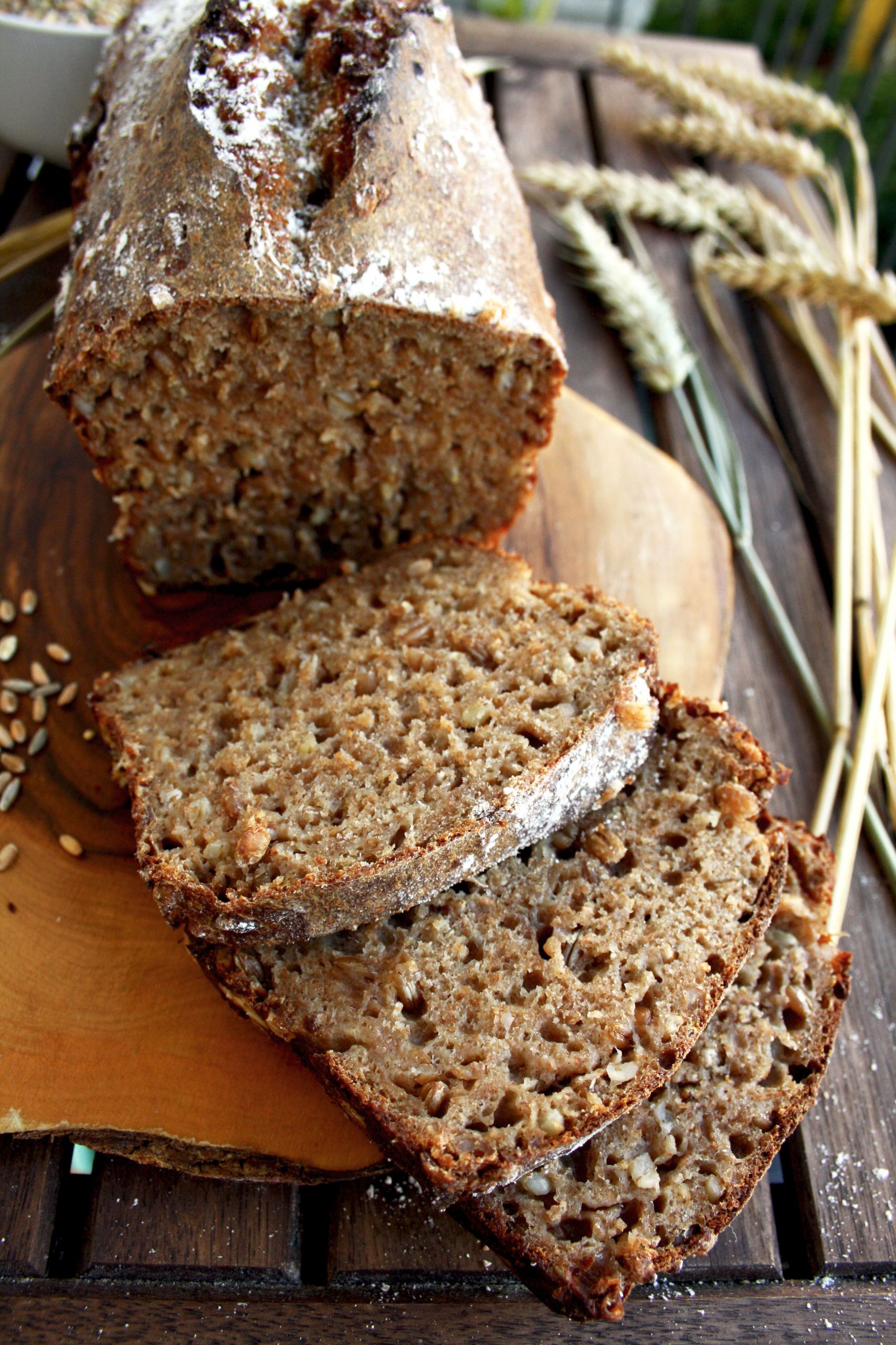 Healthiest Whole Grain Bread
 Whole Grain Spelt Bread • Happy Kitchen Rocks