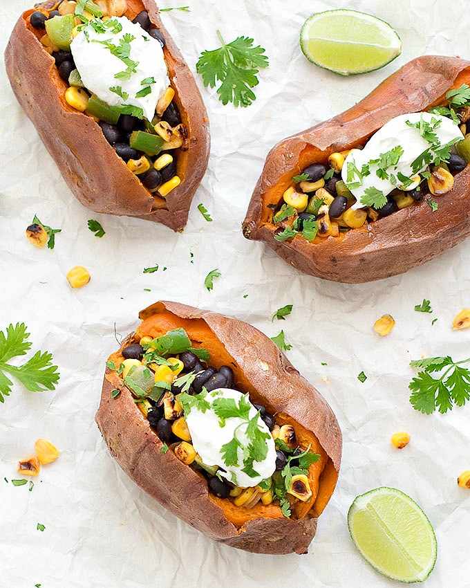 Healthy Baked Potato
 Healthy Mexican Baked Sweet Potatoes As Easy As Apple Pie