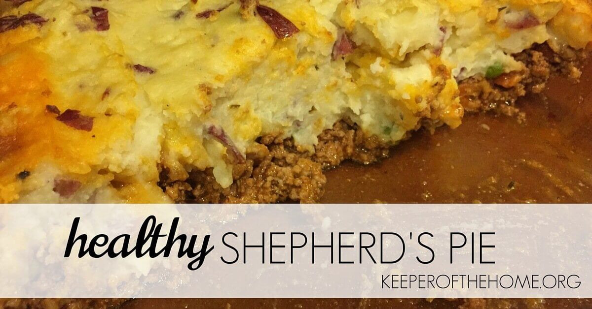 Healthy Shepherd'S Pie
 DIY Friday Healthy Shepherd s Pie Recipe