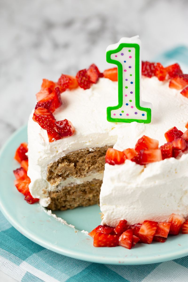 Healthy Smash Cake Recipe 1St Birthday
 Baby s First Birthday Cake Recipe